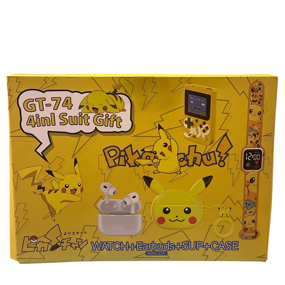 Pikachu‎ 4-in-1 Suit Gift Set